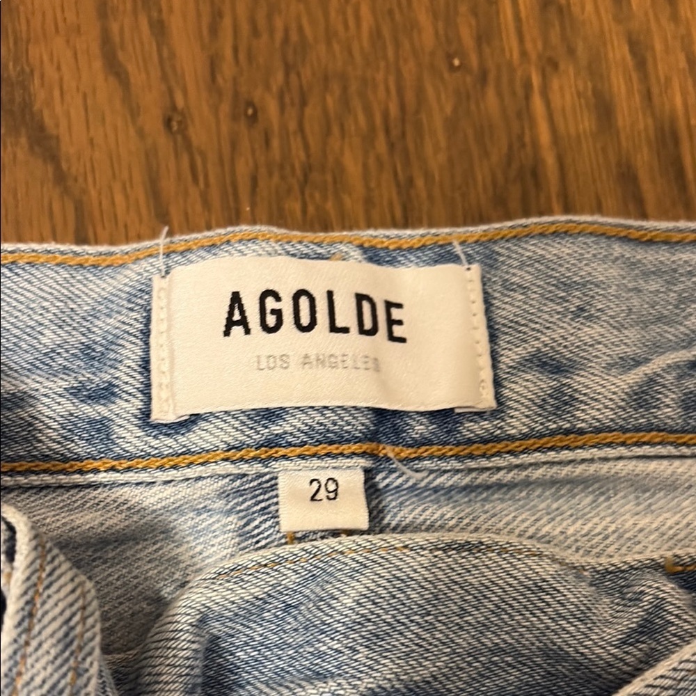 Agolde women’s criss cross jeans size 29 - Picture 4 of 7
